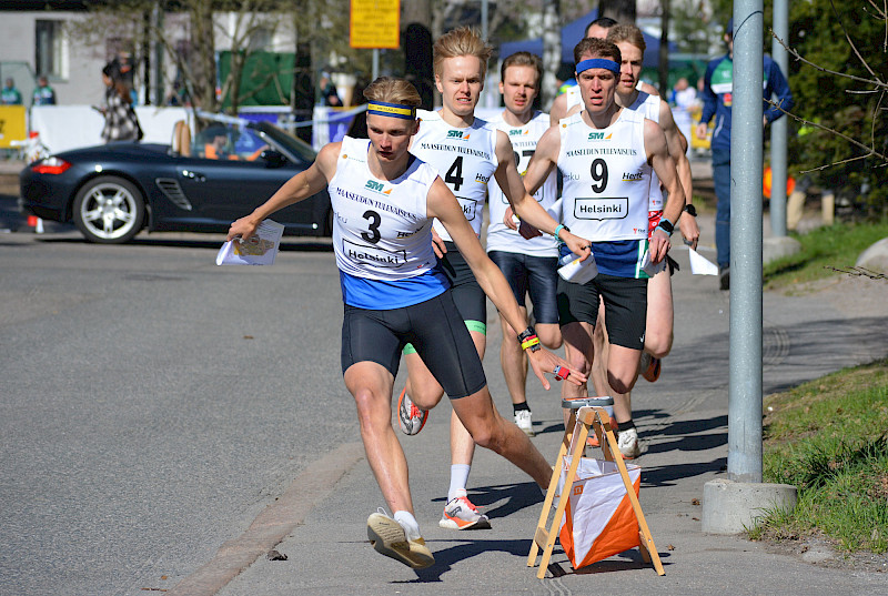 Kuva: Petteri Kähäri/SSL
Teemu Oksanen johdatti joukkoa knockout-sprintin välierässä.