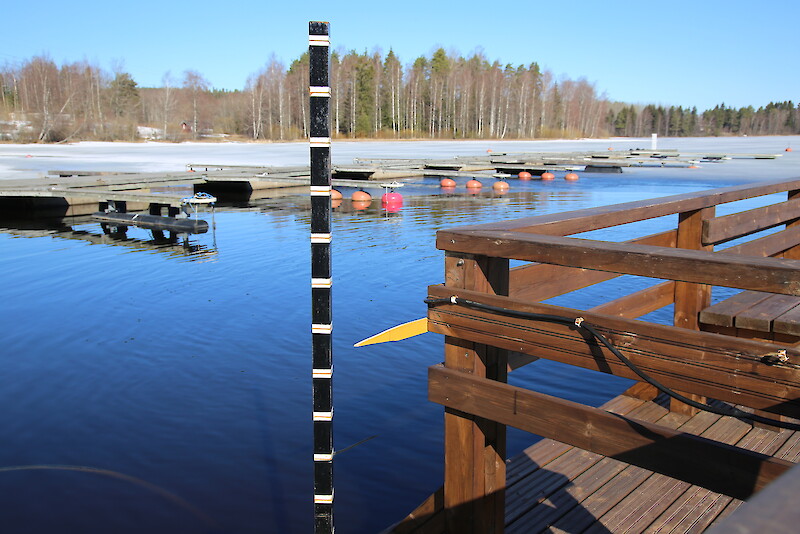 21. huhtikuuta Kyrösjärven vedenpinta oli vielä varsin alhaalla. Kevään tulvahuipun arvioidaan ajoittuvan toukokuun toiselle viikolle.