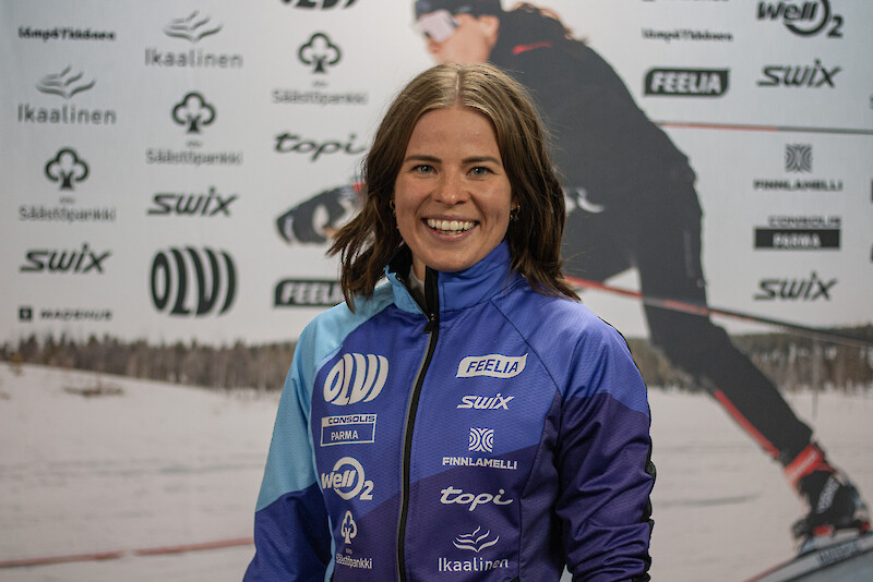 Krista Pärmäkoski odottaa tasaista hiihdon maailmancup-kautta. Kuva: Emil Piippo/Almedia