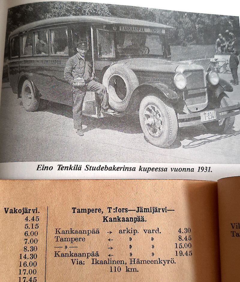 Valokuvassa vuodelta 1931 on Eino Stengård, joka myöhemmin muutti nimensä Tenkiläksi.
