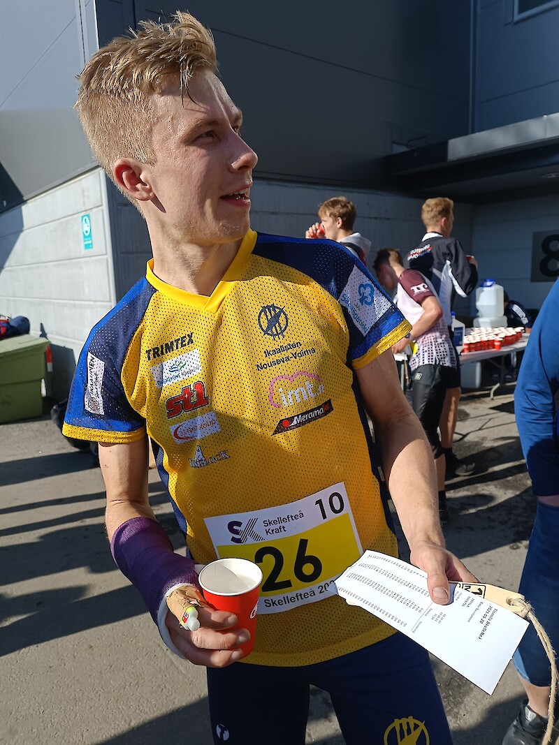 Eetu Savolainen ankkuroi Nouskin viestin Tiomilassa sijalle 24.
