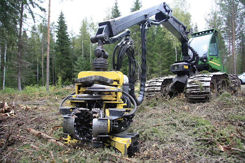 Kuitu- ja energiapuun kysynnän kasvu ja hinnan nousu ovat lisänneet intoa harvennushakkuisiin. Kuva: UutisOivan arkisto.