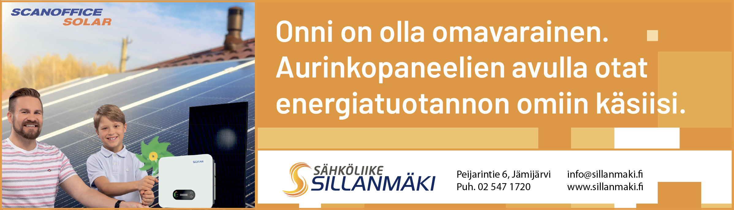 Paraatibanneri Sähköliike Sillanmäki 29.5.–5.6.