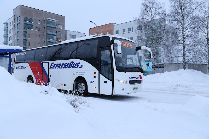 Julkinen liikenne keräsi mainintoja, kun Hämeenkyrön valtuusto keskusteli ilmasto-ohjelmasta. Arkistokuva.